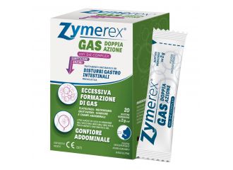 Zymerex gas doppia azione con s+e complex 20 bustine monodose da 2 g