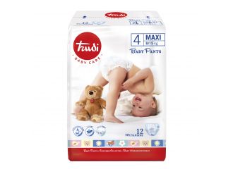 Trudi baby care pants maxi 8/15kg 12 pezzi
