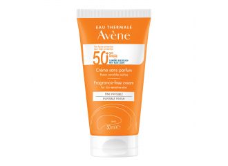 Avene sol crema spf50+ senza profumo nuova formula 50 ml