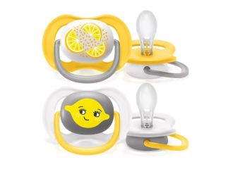 Avent succhietto ultra air collection 0-6 mesi mixed collezione testo 2 pezzi