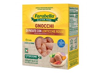 Farabella gnocchi patate e lenticchie 250 g