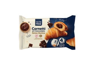 Nutrifree cornetti cioccolato 4x60 g