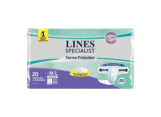Pannolone a mutandina lines specialist derma maxi m/l 20 pezzi