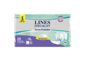 Pannolone a mutandina lines specialist derma maxi xl 20 pezzi