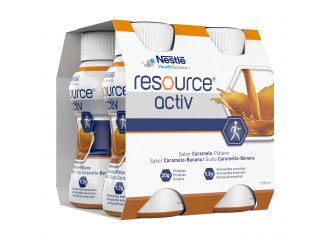 Resource activ caramello banana 4x200 ml
