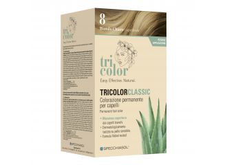 Tricolor classic 8 biondo chiaro 2 tubi 50 ml + 2 shaker 50 ml + 4 bustine 8 ml