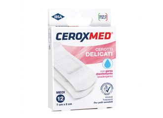 Cerotti delicati ceroxmed medi 12 pezzi