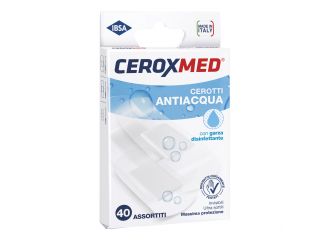 Cerotti antiacqua ceroxmed assortiti 40 pezzi