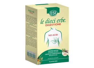 Esi le dieci erbe digestione no acid 16 pocket drink gusto liquirizia 20 ml