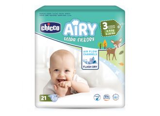 Chicco airy pannolino midi 21 pezzi