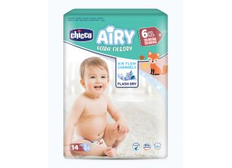 Chicco airy pannolino xl 14 pezzi