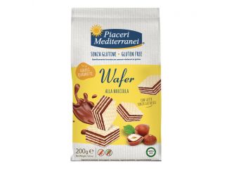Piaceri mediterranei wafer alle nocciole 200 g