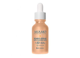 Miamo pigment defense tinted sunscreen drops 30 ml