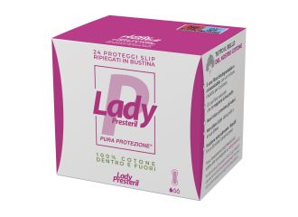 Lady presteril proteggi slip stesi biodegradabili 24 pezzi