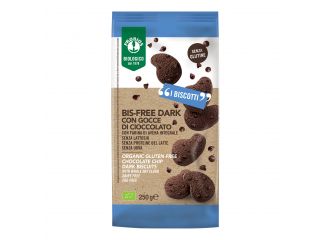 Probios biscotto bisfree dark gocce di cioccolato 250 g