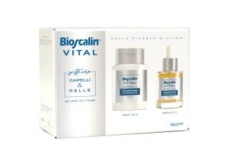 Bioscalin vital sistema capelli & pelle maschera capelli + siero rigenerante viso 30 ml + maschera 100 ml