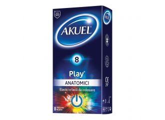 Profilattico akuel play anatomico 8 pezzi