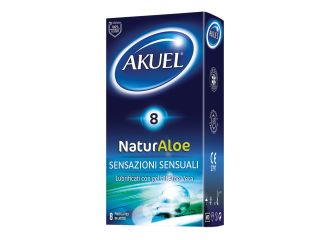 Profilattico naturaloe lubrificato con aloe vera 8 pezzi