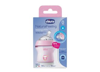 Chicco biberon nat feel pp 0m+ 150 ml bimba