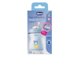Chicco biberon nat feel pp 2m+ 250 ml bimbo