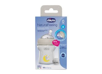Chicco biberon nat feel vetro 0m+ 150 ml