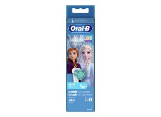 Oralb kids 3+ years frozen ii testine per spazzolino elettrico 3 pezzi