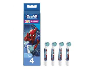 Oralb kids spiderman testine per spazzolino elettrico 4 pezzi