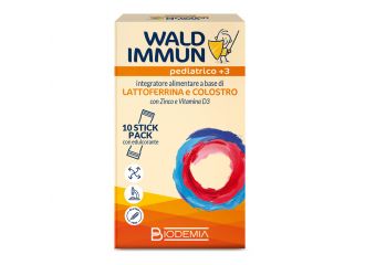 Wald immun pediatrico +3 10 stick gusto cioccolato