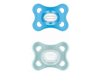 Mam comfort succhietto 2-6 mesi silicone confezione doppia maschio