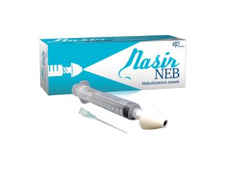 Nasir neb kit con 1 ugello nasir nebulizzatore + 1 siringa 10 ml llc + 1 ago