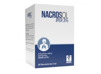 Nacrosol iper 3% 20 fiale fisiologiche 5 ml