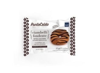 Ciambelli' fondente ciambellina con copertura di cioccolato fondente 35 g