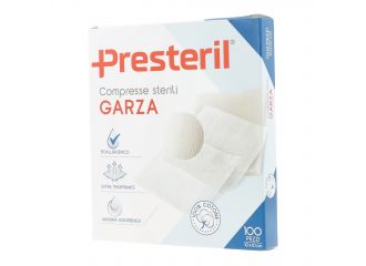 Garza compressa medipresteril 12/8 fu 10x10cm 100 pezzi