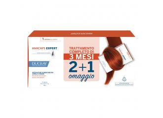 Ducray anacaps expert capelli e unghie 3 x 30 capsule