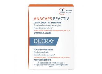 Ducray anacaps reactiv capelli situazione occasionale 30 capsule