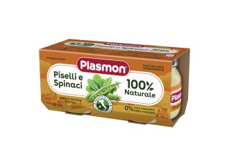 Plasmon omogeneizzato piselli spinaci 2 pezzi da 80 g