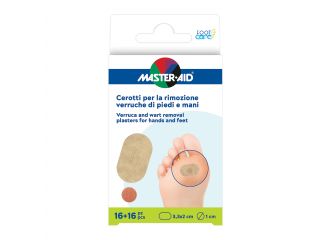 Cerotto verruche master-aid footcare piedi/mani 16 pezzi e4