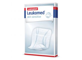 Medicazione in tnt adesivo leukomed skin sensitive sterile 8x10 cm 5 pezzi