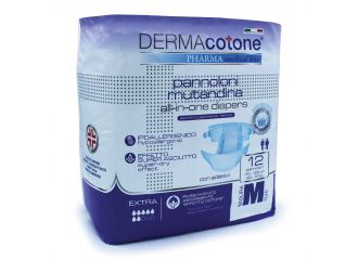 Pannolone mutandina per incontinenza dermacotone m 12 pezzi
