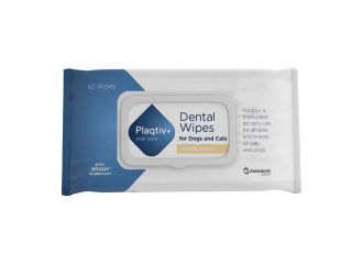 Plaqtiv+ oral care salviette dentali 60 pezzi