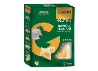 Giusto senza glutine ravioli ricotta e spinaci 250 g