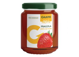 Giusto solo frutta marmellata fragole 284 g