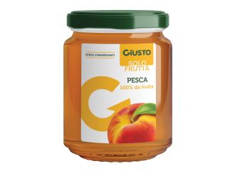 Giusto solo frutta marmellata pesca 284 g