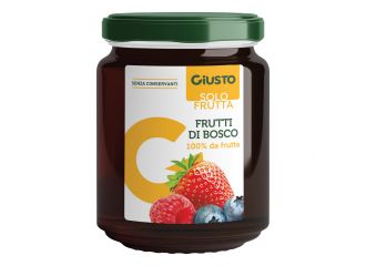 Giusto solo frutta marmellata frutti rossi 284 g