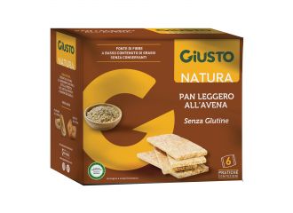 Giusto senza glutine panleggero all'avena 6 confezioni da 25g