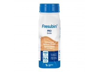 Fresubin pro drink albicocca-pesca 4 flaconi x 200 ml
