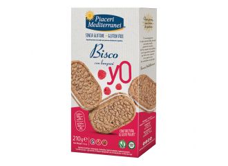 Piaceri mediterranei bisco yo lamponi 210 g