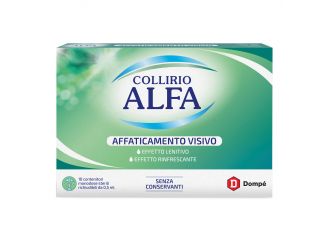 Collirio alfa affaticamento visivo 10 pezzi da 0,5 ml