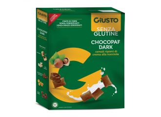 Giusto senza glutine chocopaff dark 300 g