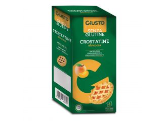 Giusto senza glutine crostatina albicocca 4 pezzi da 45 g